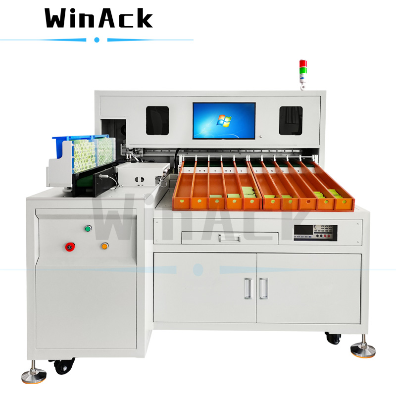 Cylindrical battery cell testing and grading system | Battery sorting machine