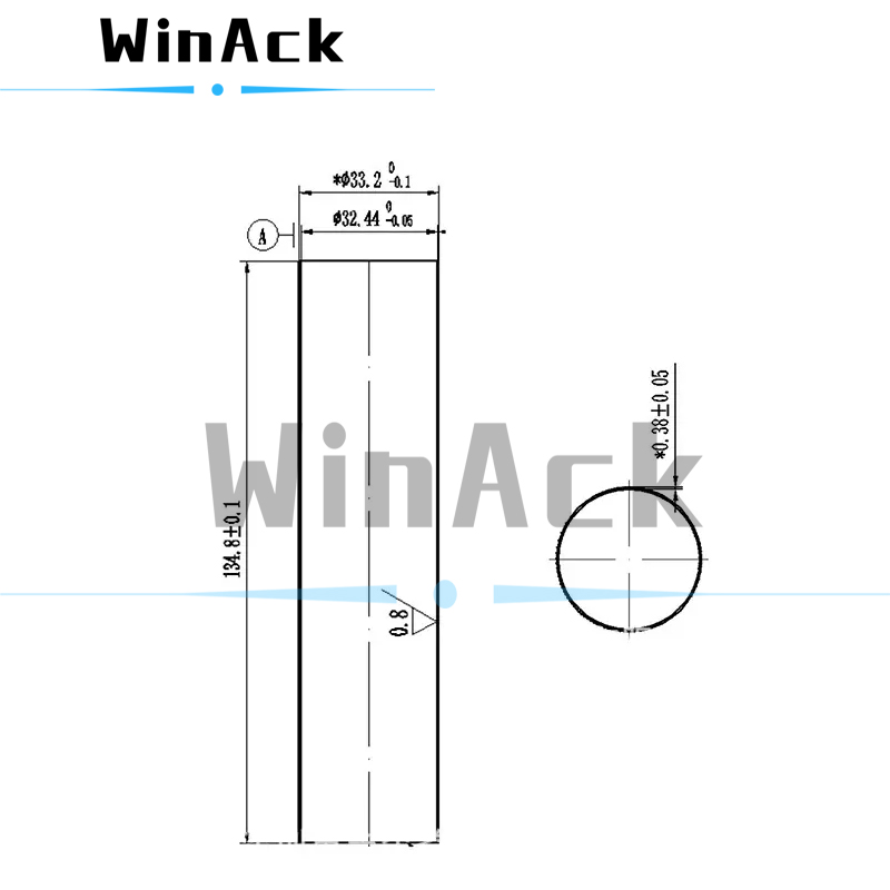 Dimensions of 32135 cell case