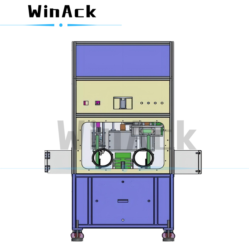 The electrolyte filling process is a key part of lithium battery manufacturing, and the electrolyte filling weight directly affects the electrochemical performance and safety of the battery cells With the rapid development of lithium battery industry, battery manufacturers have higher and higher requirements for electrolyte filling accuracy, electrolyte filling machine stability and electrolyte filling speed. Currently, there are still many aspects of the battery electrolyte filling process that need to be improved, such as vacuum level, leakage rate, electrolyte residues, long filling time, and poor sealing of the filling nozzle. 1.Vacuum level and leakage rate issues. The electrolyte filling machine has very high requirements for vacuum degree, which should be less than -99kPa and the leakage rate should be less than 1kPa/2min. Currently, electrolyte filling machines commonly use threaded seals, which can no longer meet the high vacuum and low leakage rate requirements of high-speed electrolyte filling processes, and require more advanced static end seal technology to achieve high vacuum and low leakage rate. 2. Electrolyte residual issues. If, the internal force or smoothness of the electrolyte filling machine is not enough, the residual electrolyte inside the machine will cause the injection volume to be less accurate. The electrolyte filling cup body needs special treatment to enhance the smoothness of the cup body, effectively reduce electrolyte residue, improve electrolyte filling accuracy, and effectively reduce secondary pollution caused by electrolyte residue. 3. The filling nozzle is not sealed tightly, and there is liquid spraying phenomenon. The filling nozzle will wear out after a long time, and the one-time filling effect is not ideal, and the poor sealing will produce a spray of liquid. The design of the filling nozzle needs to be upgraded with a special design to increase the sealing performance to effectively prevent the spraying of liquid. 4. Long isobaric filling time. Considering the safety and processing difficulty, the isobaric filling pressure is usually set at about 0.8Mpa, resulting in a relatively long filling time. Increasing the filling pressure, shortening the filling time, and accelerating the diffusion of electrolyte is what the isobaric injection process needs to improve. To sum up, for battery electrolyte filling machine manufacturers, under the premise of ensuring the filling accuracy and filling speed, how to achieve the product performance and process innovation of electrolyte filling machine to match the new demand for large-scale battery manufacturing has become the most urgent problem in front of us.  WinAck Group can provide complete battery electrolyte fill solutions. Come by, contact us for a solution that can help you succeed. For better batteries, Win & Ack!